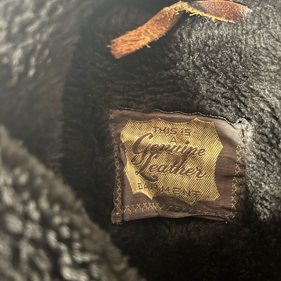 Real leather brand light suede fall/winter coat size M - Picture 4 of 5